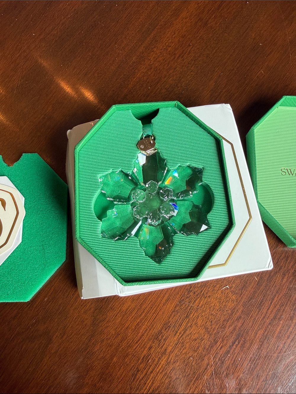 NIB Annual Swarovski Crystal Snowflake Ornament